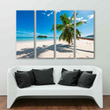 Tropical Beach Canvas Print  №4017