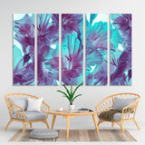Neon Flowers Gladiolus Canvas Print №7039