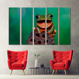 Frog Canvas Print 5 Panels