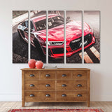Red R8 Canvas Print №3000