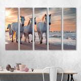 White Horses Canvas Print №3526
