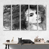 Abstract Woman Face Canvas Print №0072