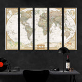 Large World Map Canvas Print №1504