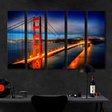 Golden Gate Bridge San Francisco, California, USA Canvas Print №2015